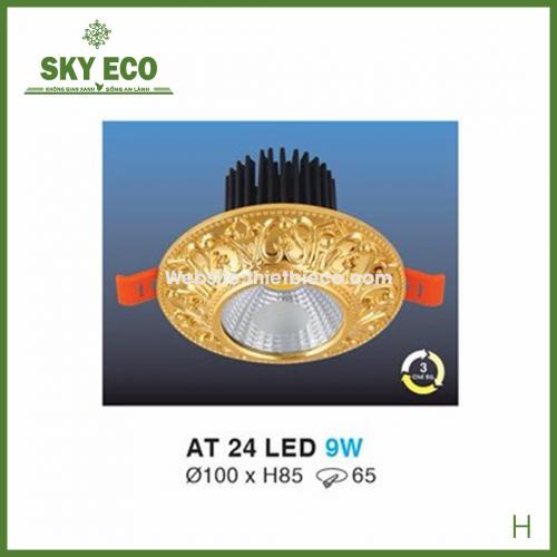 Đèn LED âm trần cổ điển AT-24 LED 9W